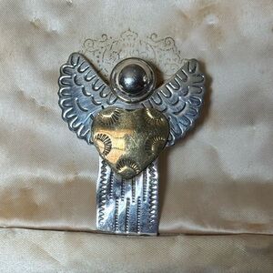 Vintage Silpada Sterling Angel Brooch/Pendant
